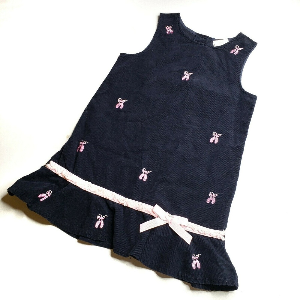 Girls Jumper Dress Corduroy Size 6